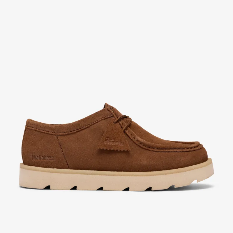 Clarks Mens Meare Walla - Cola Suede made by Clarks
