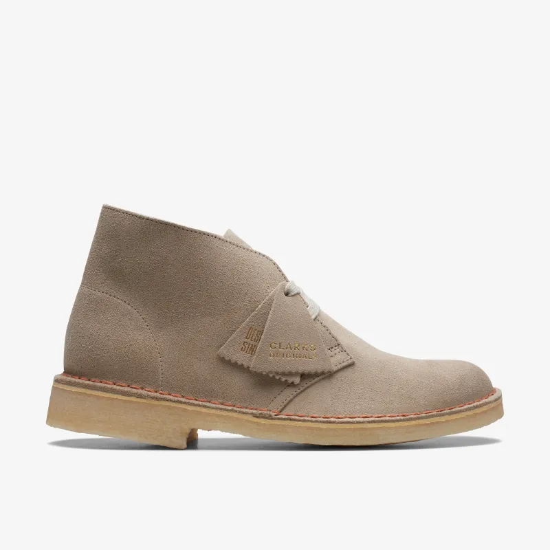 Clarks Womens Desert Boot - Sand Suede made by Clarks