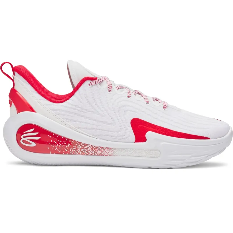 Under Armour Mens Curry Flow 12 TB - White/Red made by Under Armour