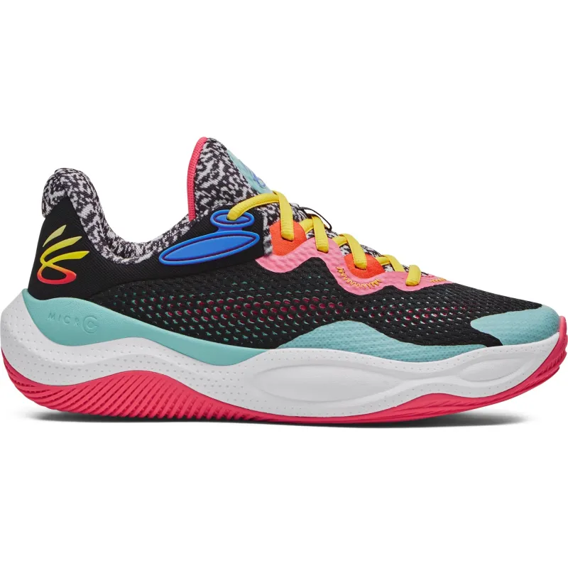 Under Armour Mens Curry Splash 24 - Black/Neo Turquoise/Taxi made by Under Armour