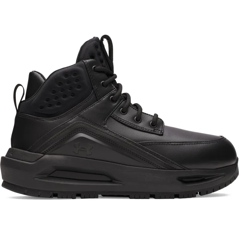 Under Armour Mens 695 Leather Boots - Black/Black/Black made by Under Armour