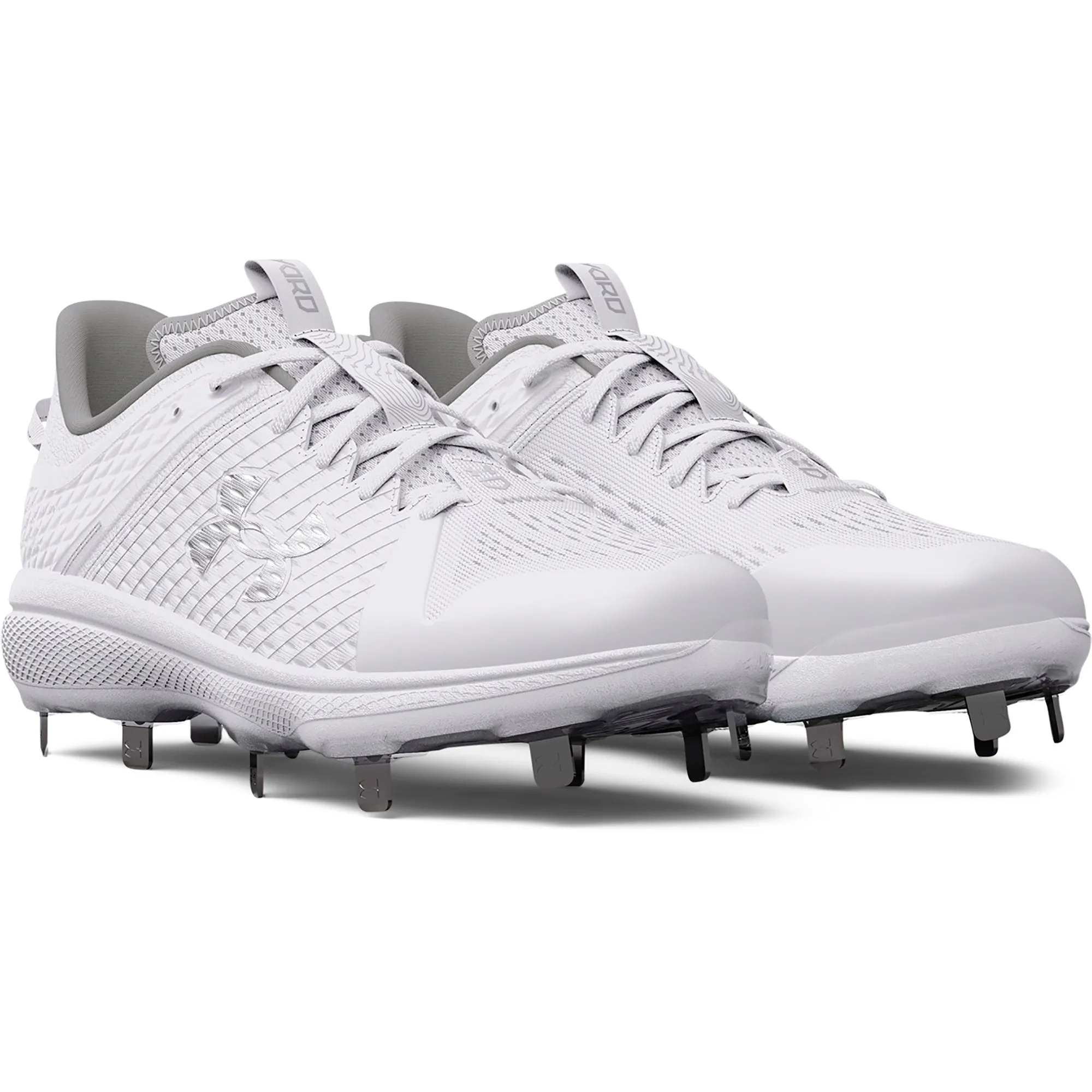 Under Armour Mens Yard Low MT - White/Metallic Silver sold by Zulily product image thumbnail 4