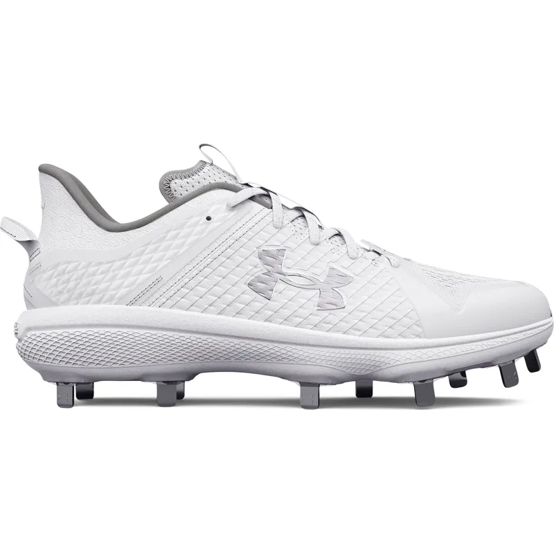 Under Armour Mens Yard Low MT - White/Metallic Silver made by Under Armour