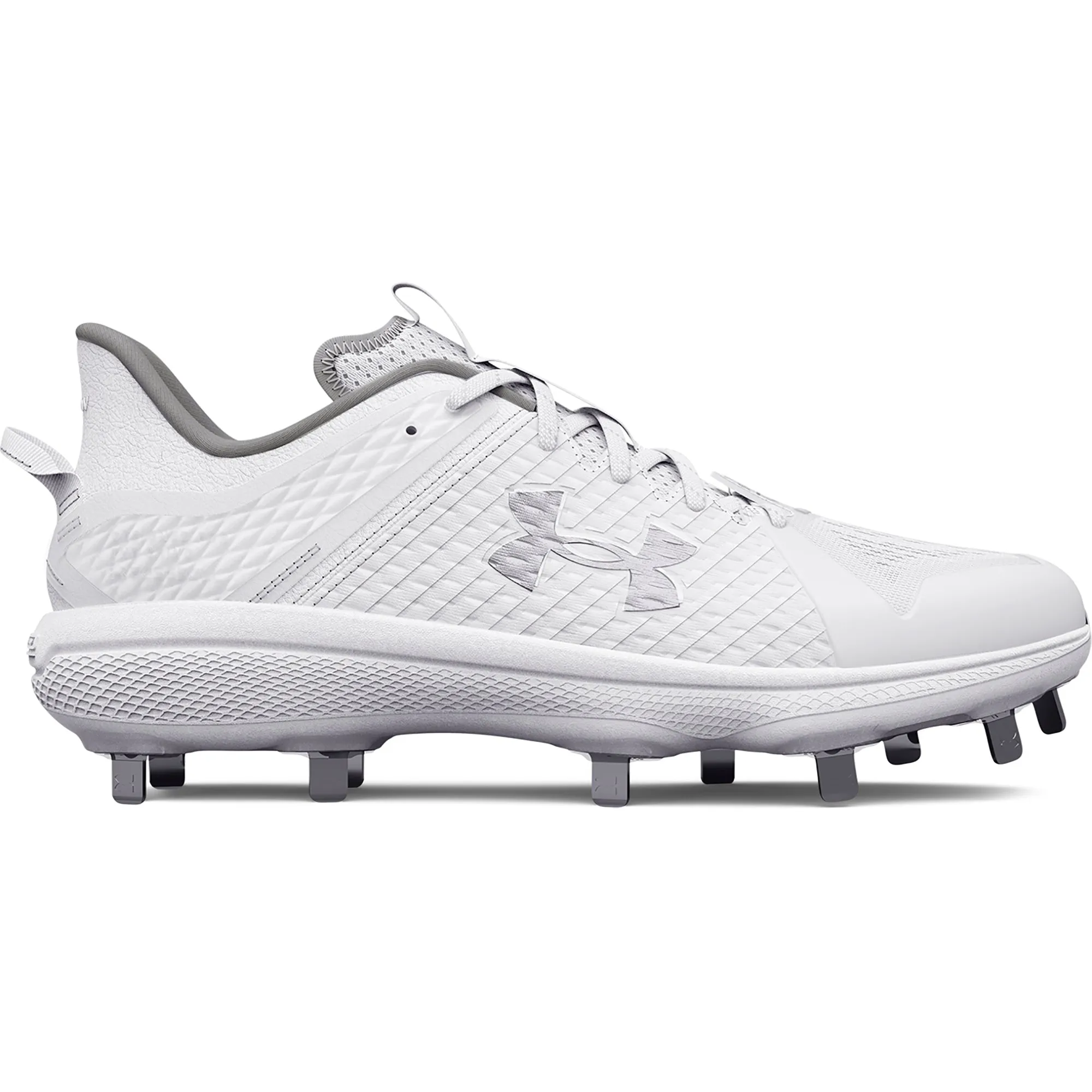 Under Armour Mens Yard Low MT - White/Metallic Silver sold by Zulily