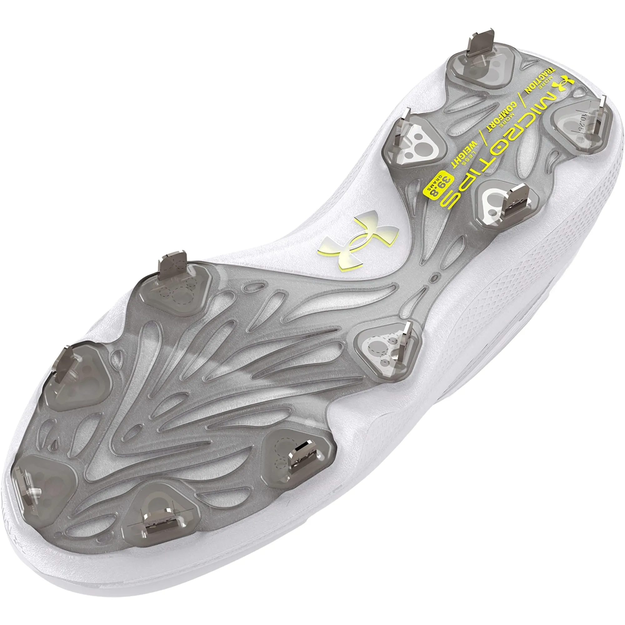 Under Armour Mens Yard Low MT - White/Metallic Silver sold by Zulily product image thumbnail 5