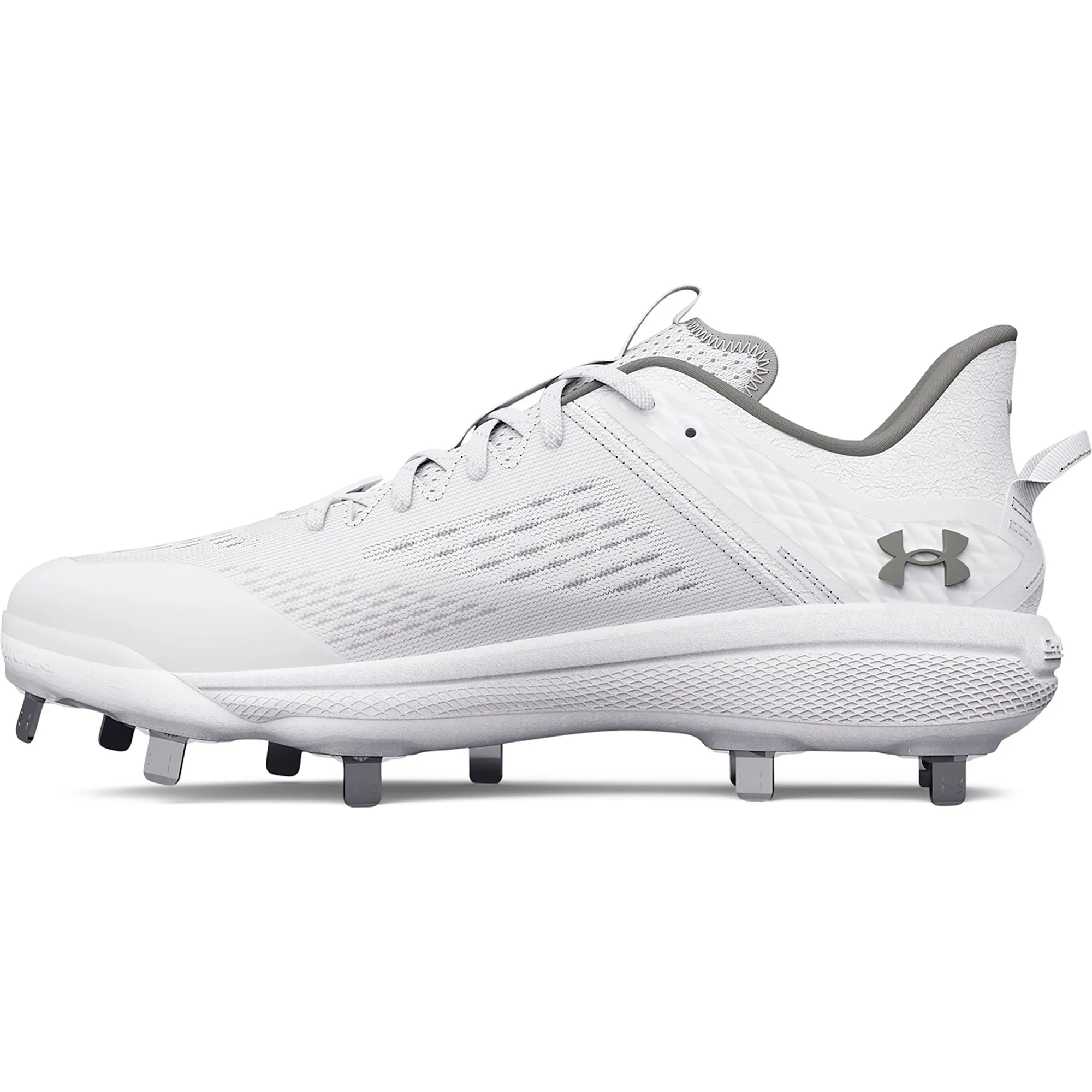 Under Armour Mens Yard Low MT - White/Metallic Silver sold by Zulily product image thumbnail 2