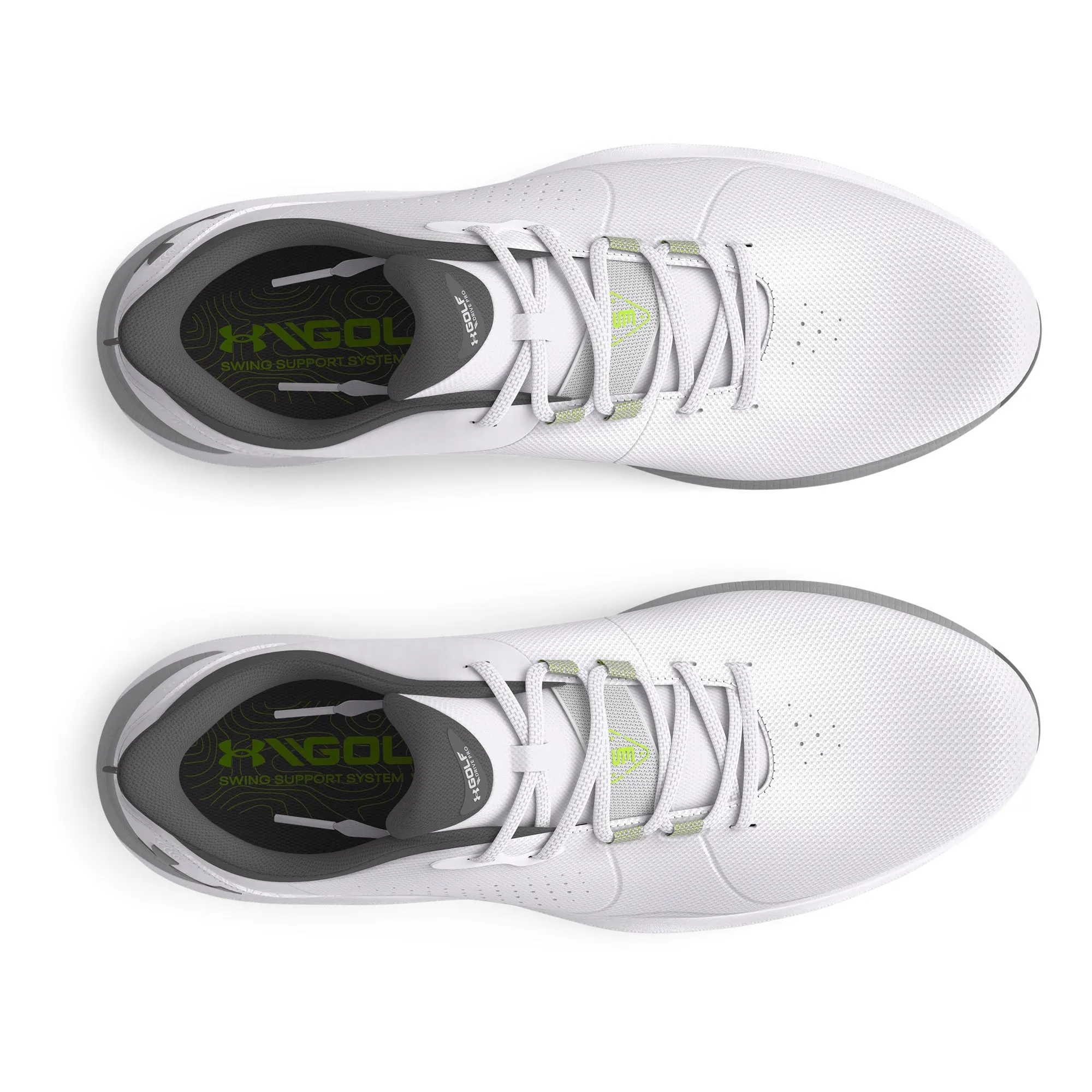 Under Armour Mens Drive Pro Golf - White/Metallic Gun Metal sold by Zulily product image thumbnail 3
