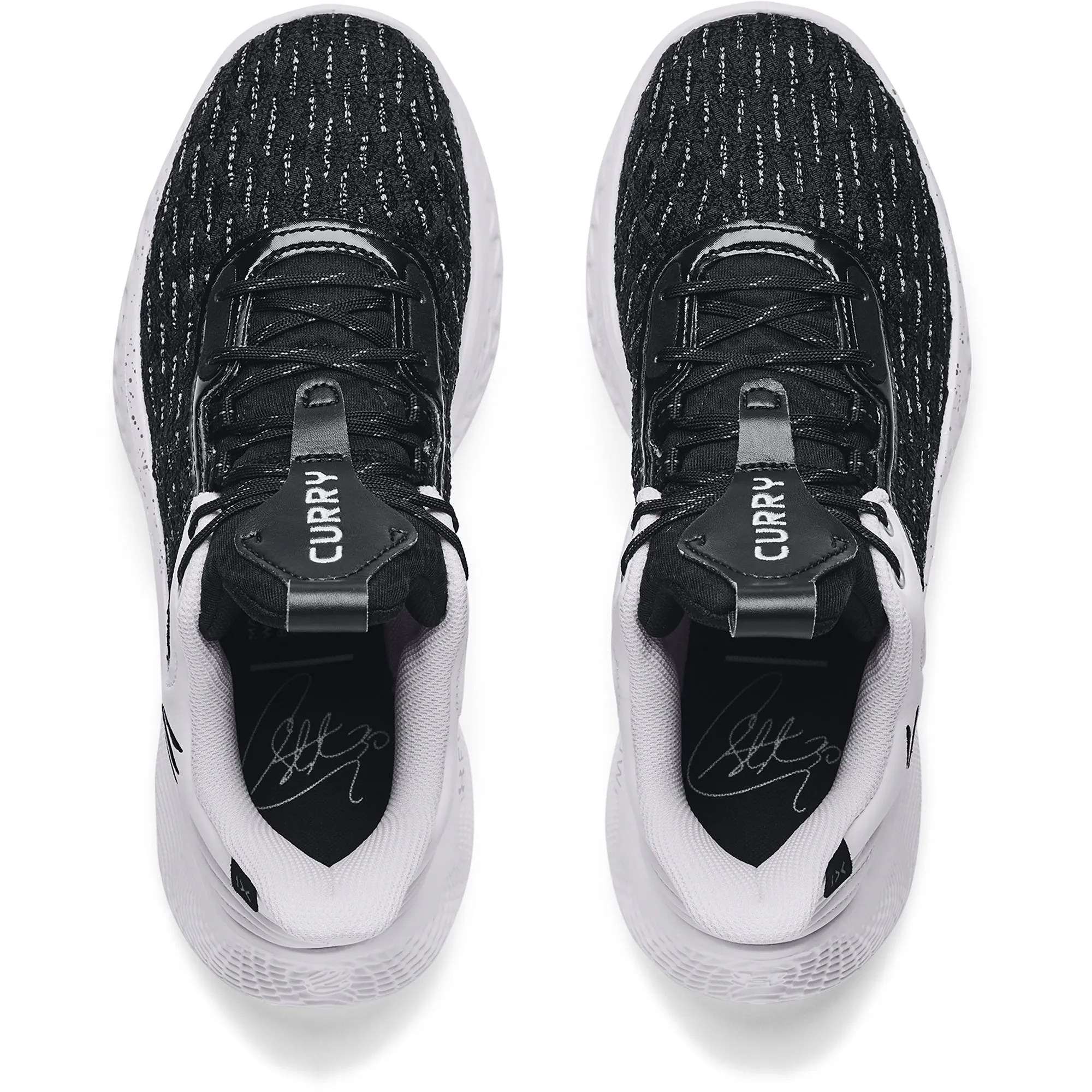 Under Armour Mens Curry Flow 9 TB - White/Black sold by Zulily product image thumbnail 3