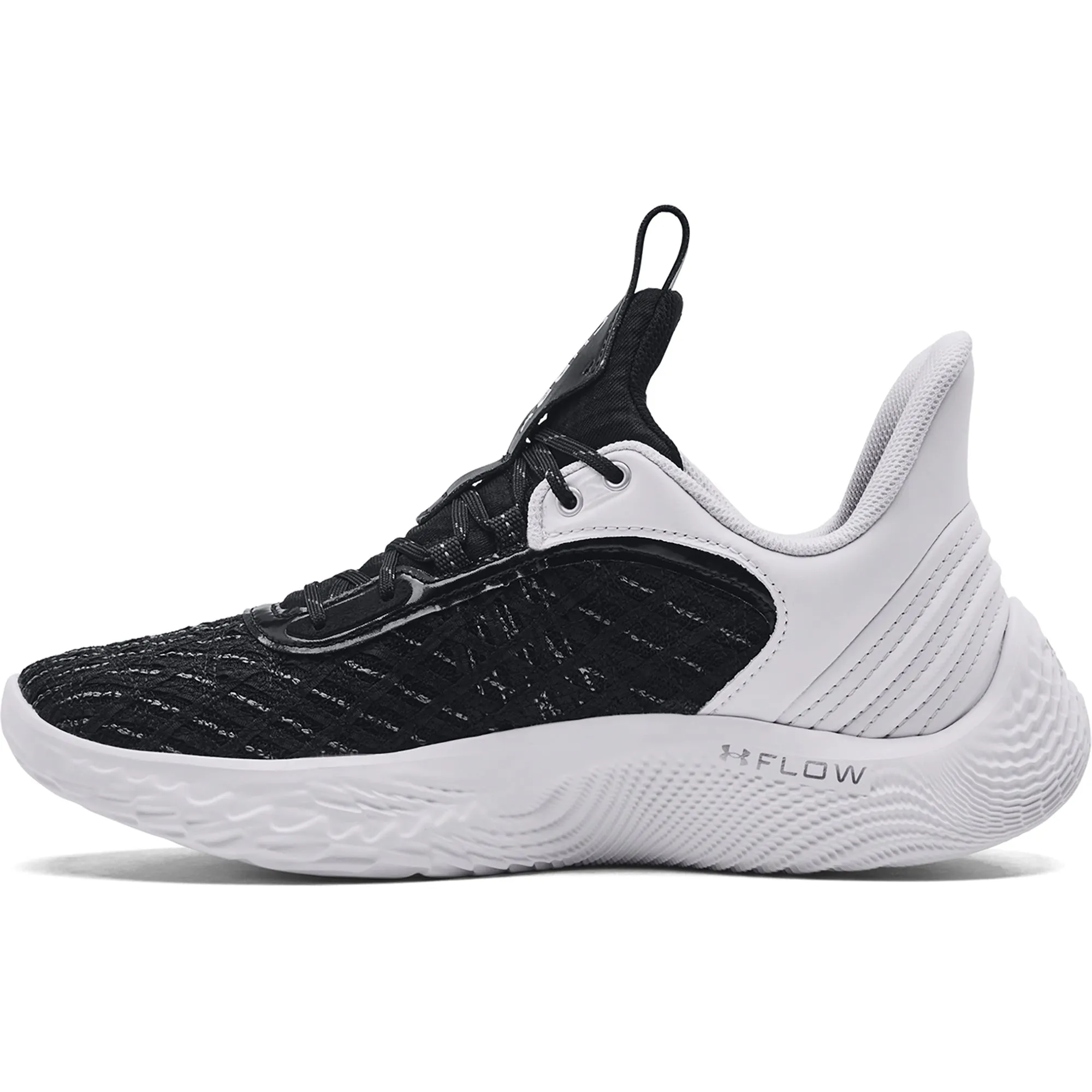 Under Armour Mens Curry Flow 9 TB - White/Black sold by Zulily product image thumbnail 2