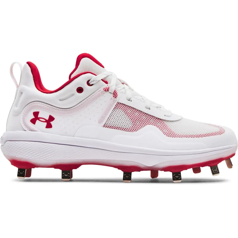 Under Armour Womens Glyde MT - White/Red made by Under Armour