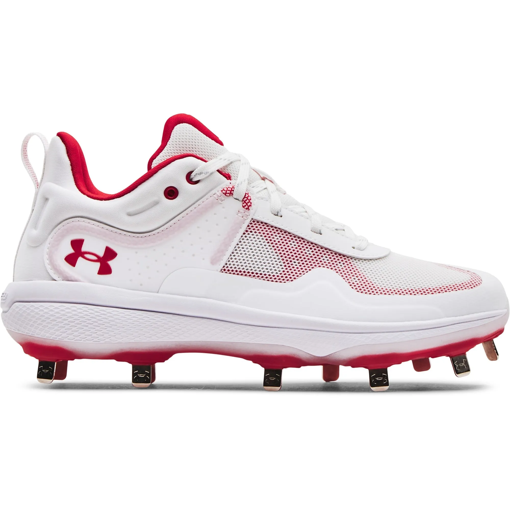 Under Armour Womens Glyde MT - White/Red sold by Zulily