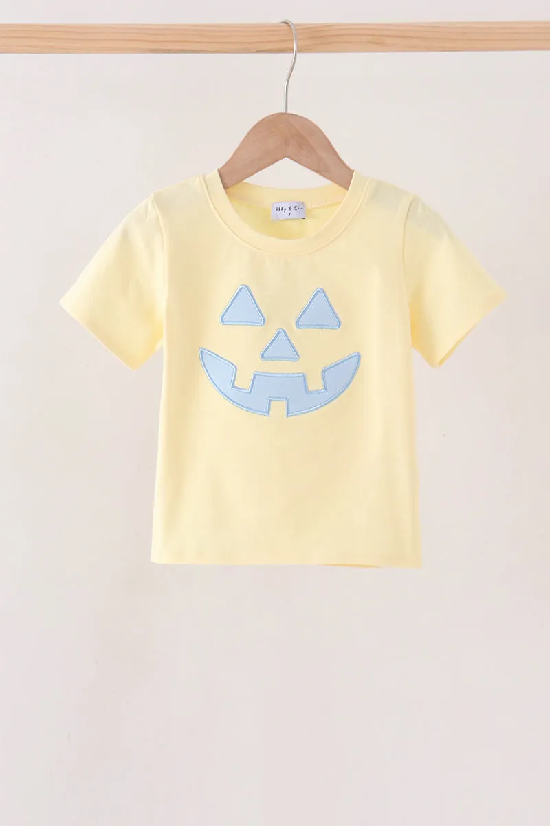 Cream Jack-O-Lantern Applique Top sold by Zulily