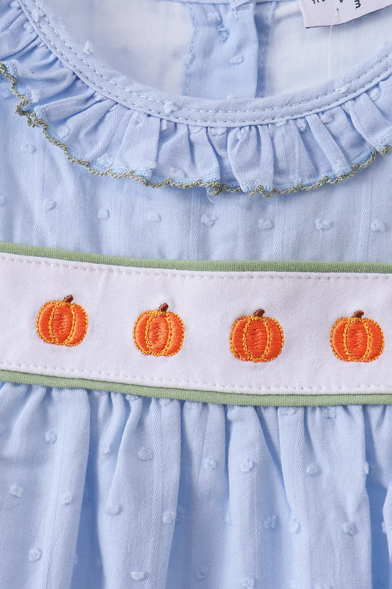 Blue Pumpkin Embroidery Jacquard Ruffle Dress sold by Zulily product image thumbnail 2