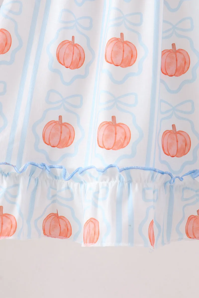 Blue Pumpkin Embroidery Ruffle Dress sold by Zulily product image thumbnail 3
