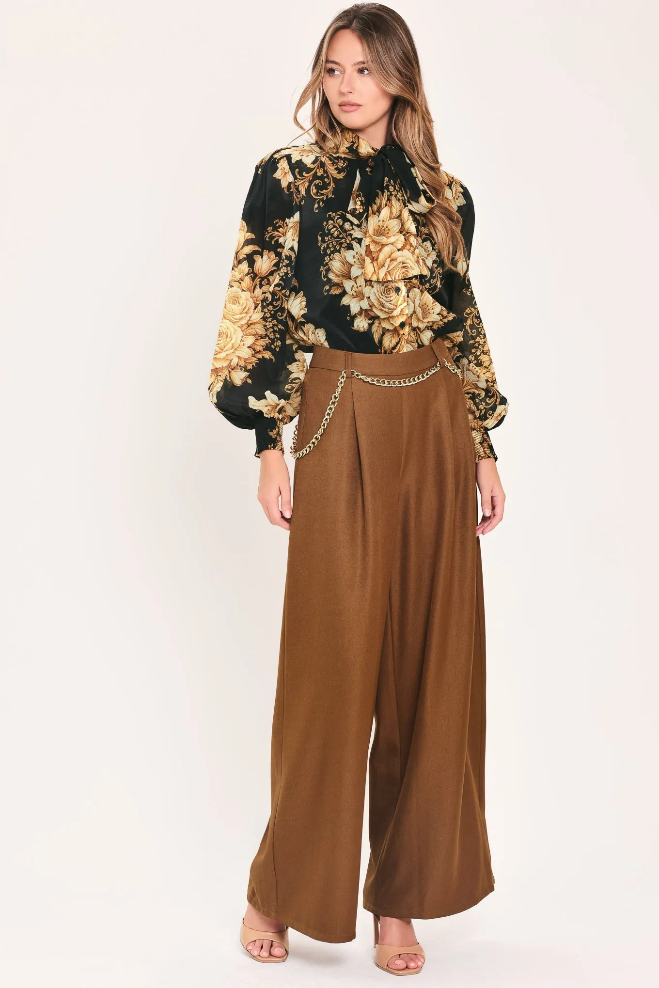 Moonlit Garden Bow Tie Blouse sold by Zulily product image thumbnail 3