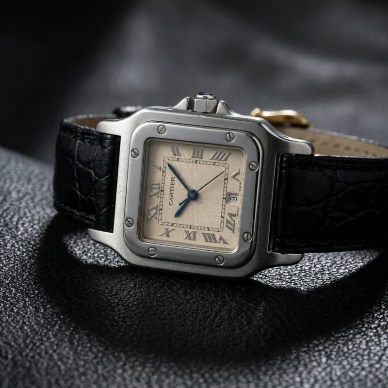 Cartier Santos Galbee · Steel · Quartz made by Cartier