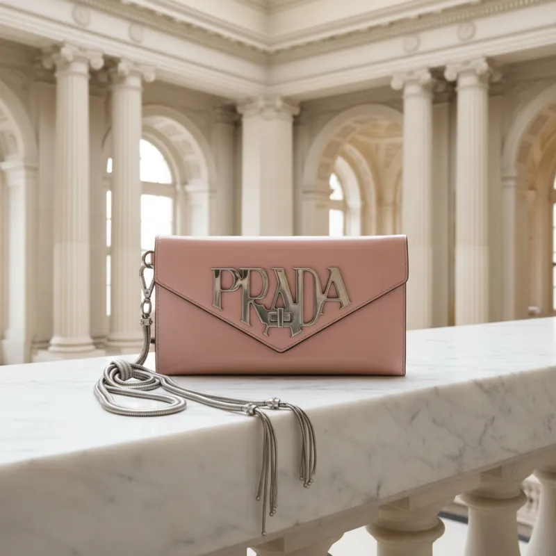 Prada Envelope Chain · Leather Clutch made by Prada