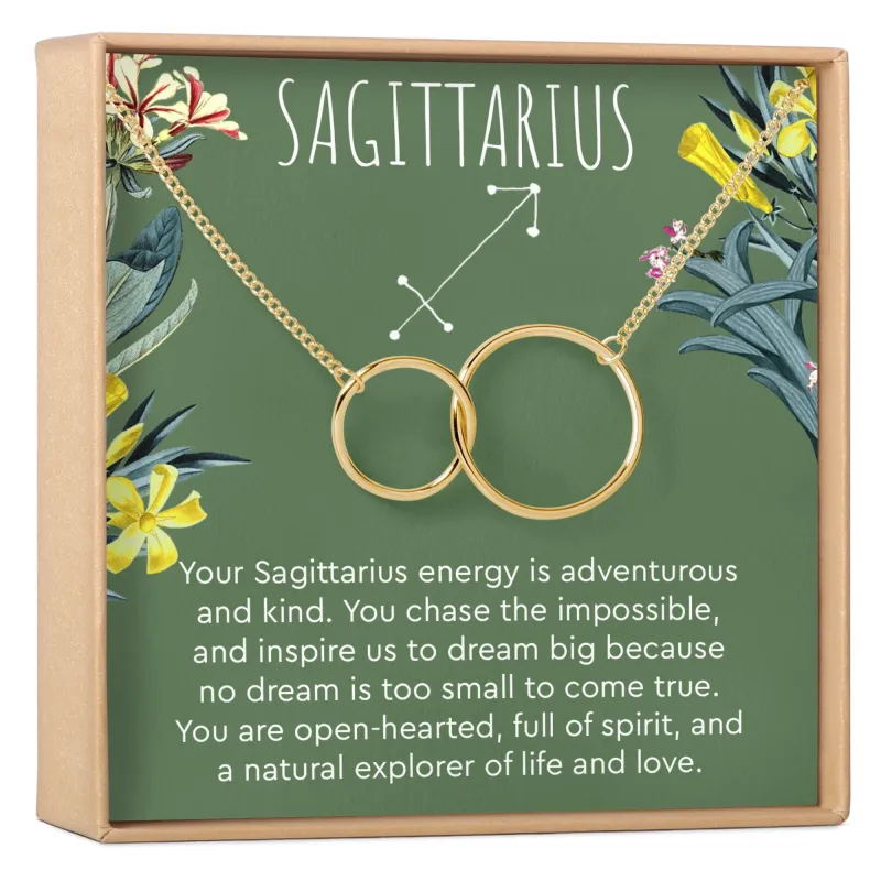 Sagittarius Zodiac Gift Necklace made by Zulily