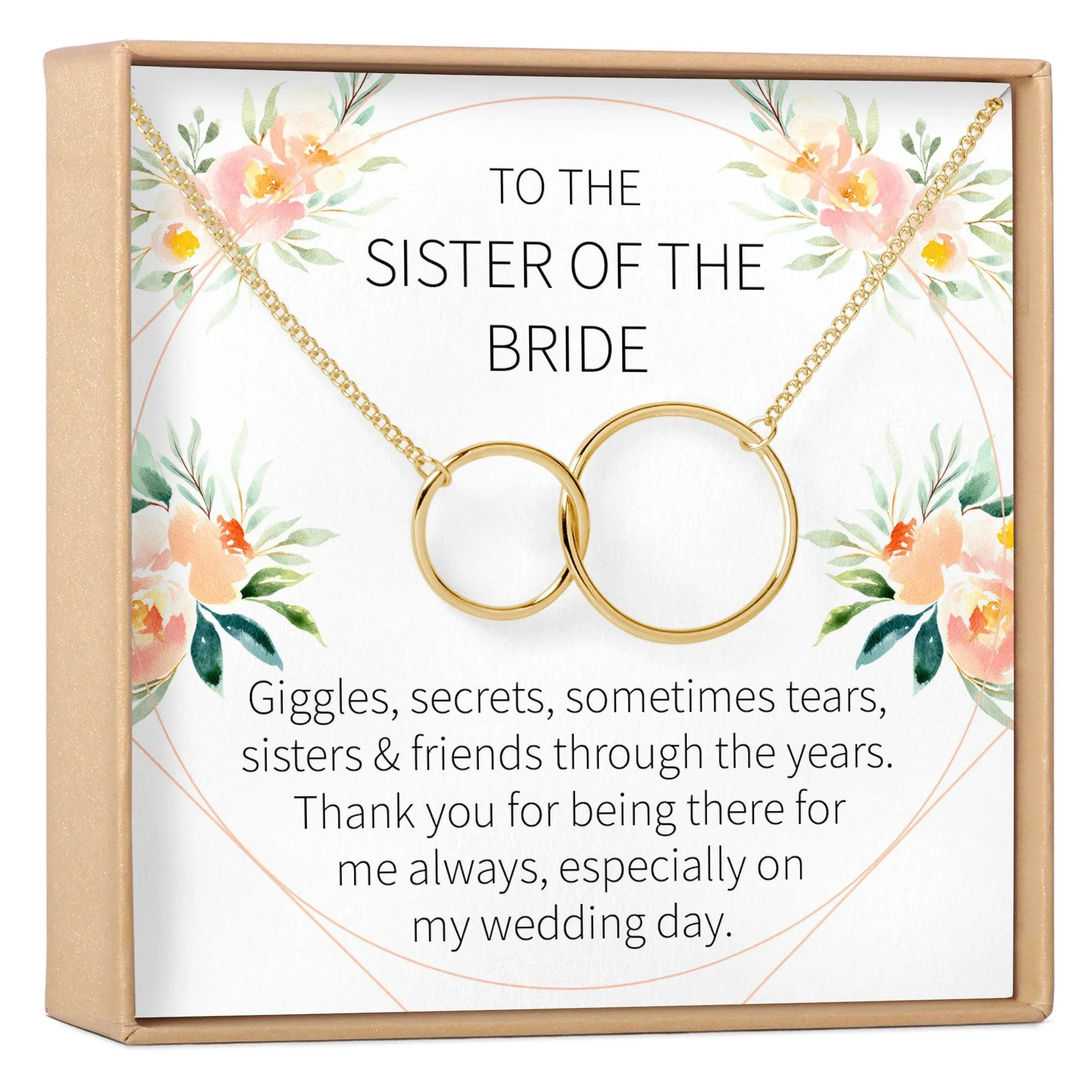 Sister of the Bride Necklace sold by Zulily