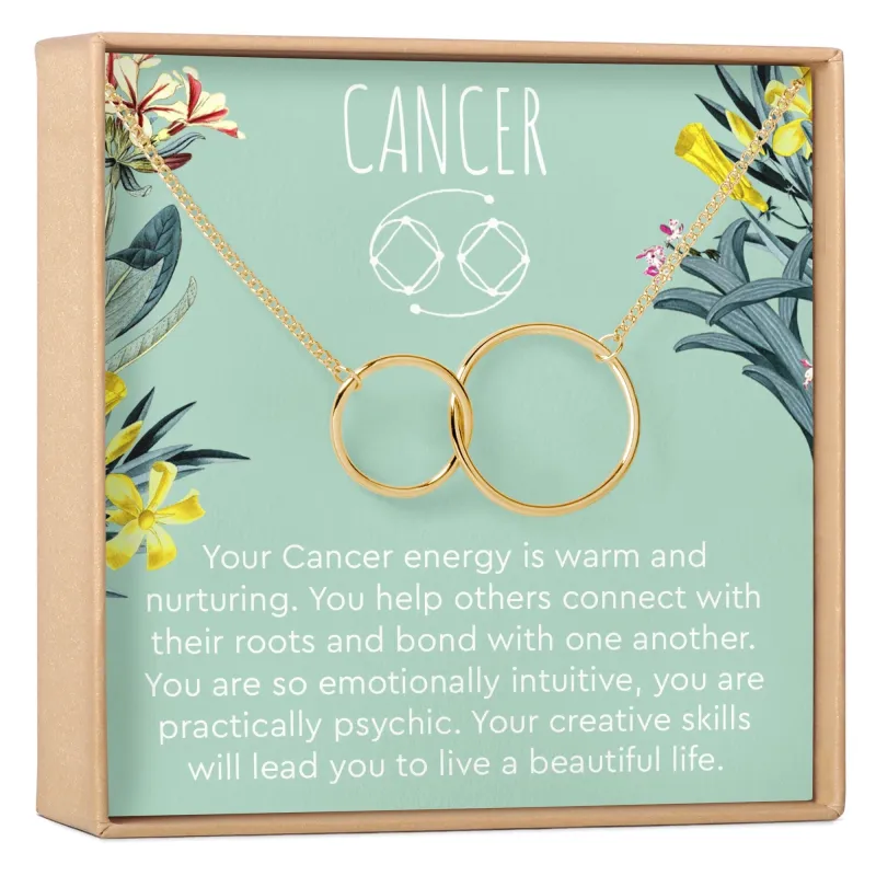 Cancer Zodiac Gift Necklace made by Zulily
