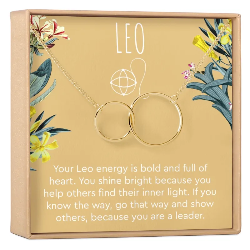 Leo Zodiac Gift Necklace made by Zulily