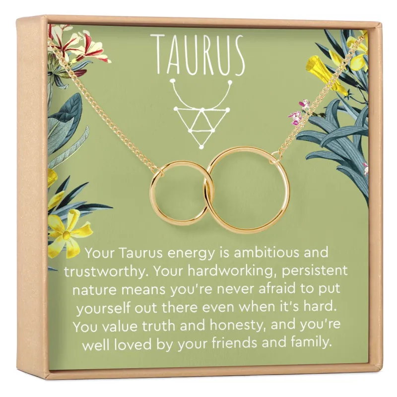Taurus Zodiac Gift Necklace made by Zulily