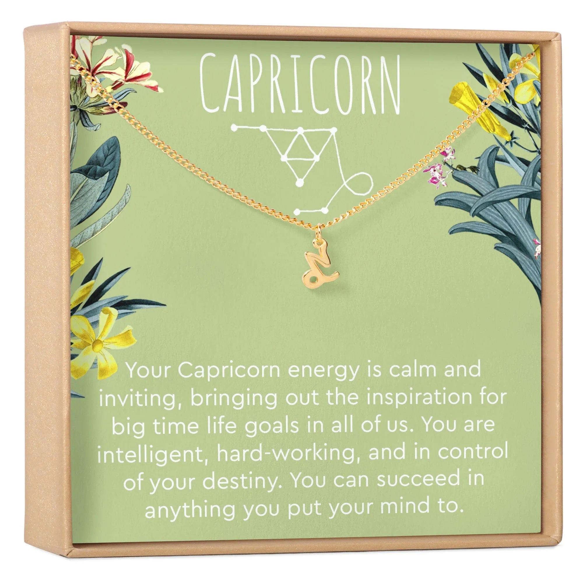 Capricorn Zodiac Gift Necklace sold by Zulily