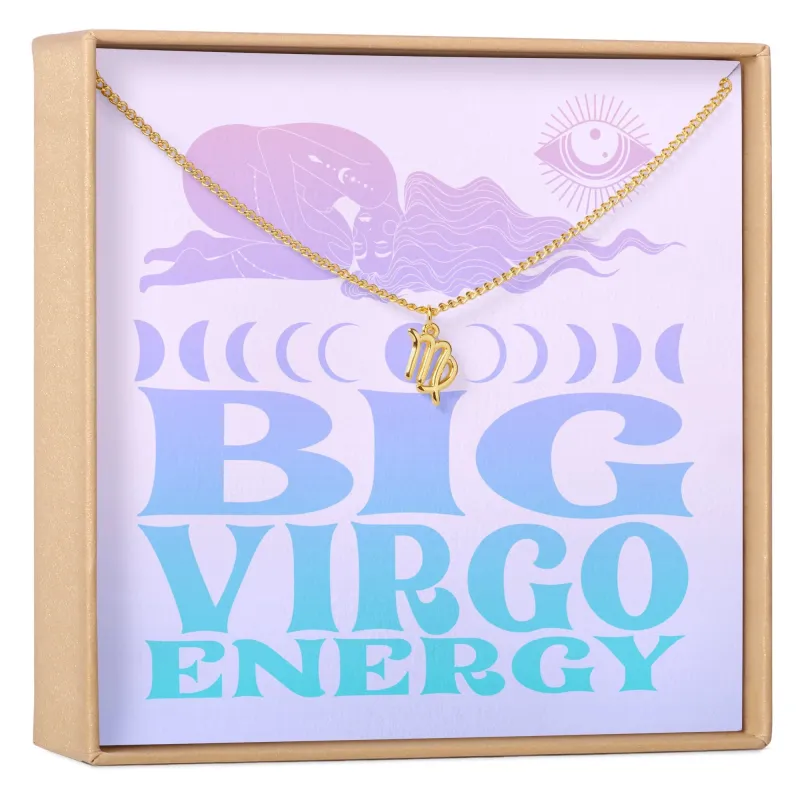 Virgo Zodiac Gift Virgo Zodiac Sign Pendant Necklace made by Zulily