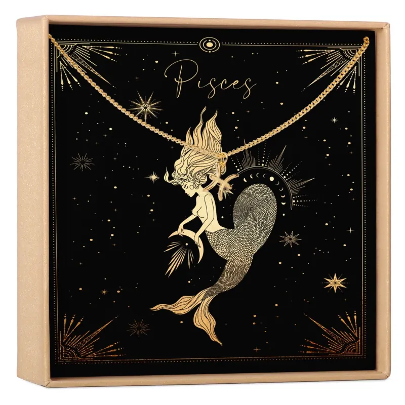 Pisces Zodiac Deity Necklace made by Zulily