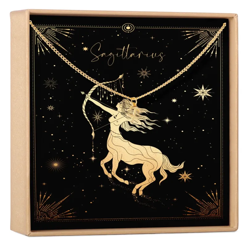 Sagittarius Zodiac Deity Necklace made by Zulily