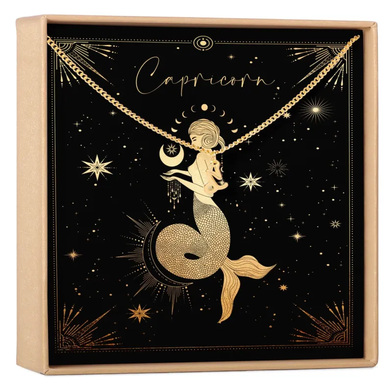Capricorn Zodiac Deity Necklace made by Zulily