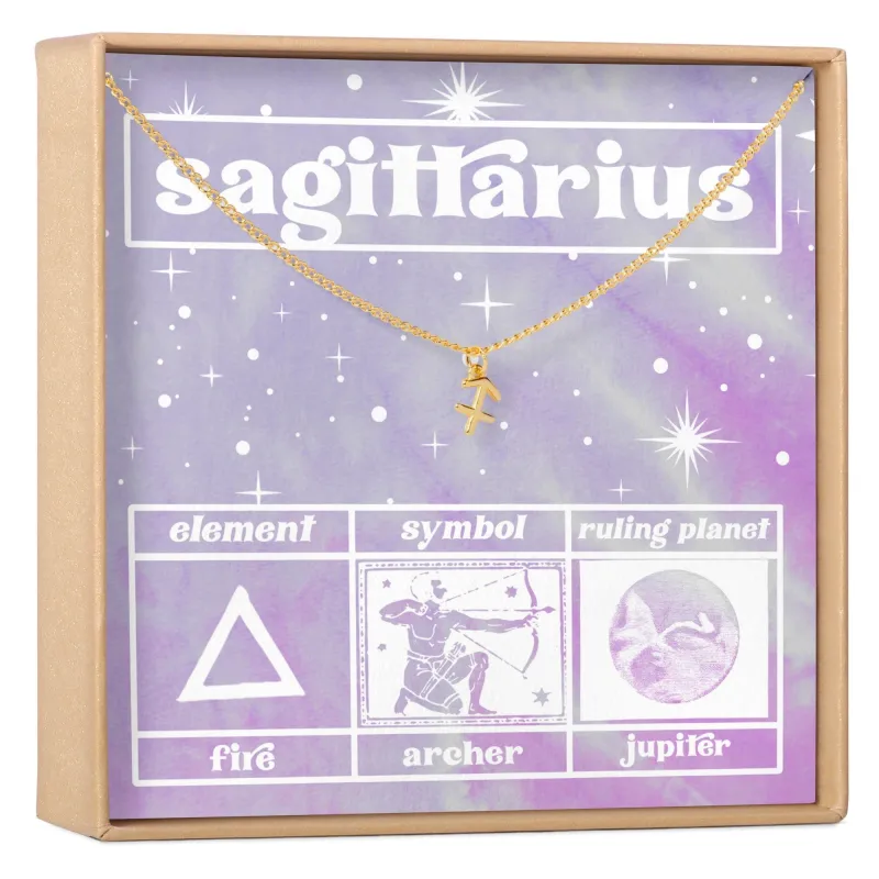 Celestial Sagittarius Zodiac Necklace made by Zulily