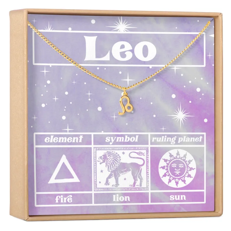 Celestial Leo Zodiac Necklace made by Zulily