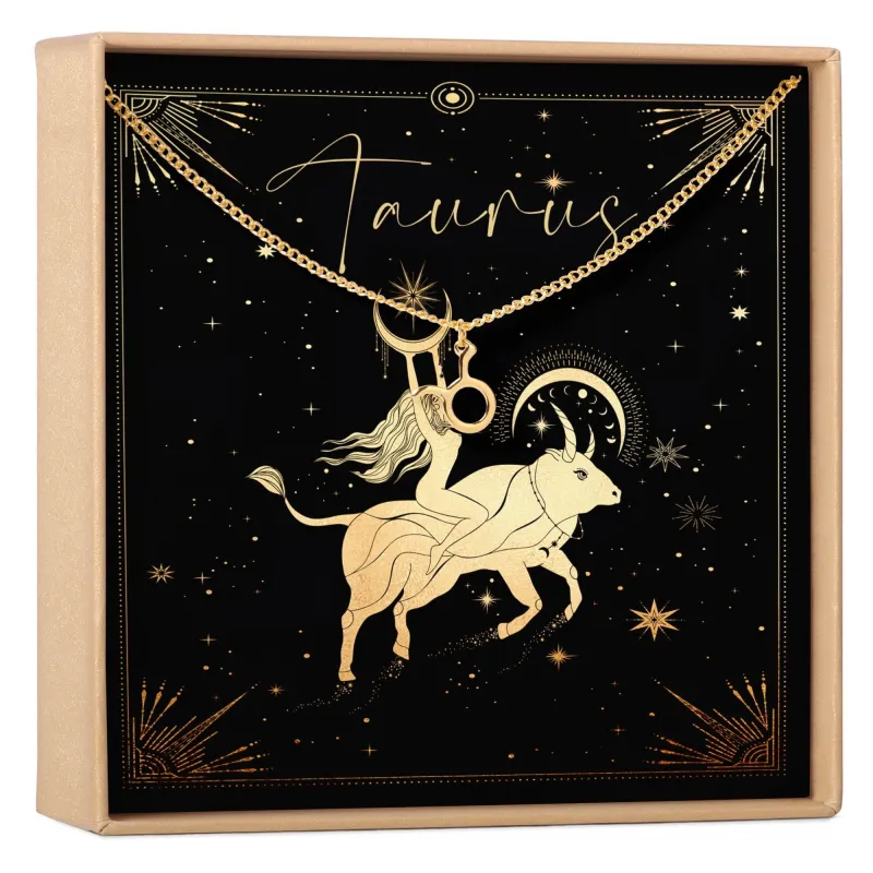 Taurus Zodiac Deity Necklace made by Zulily