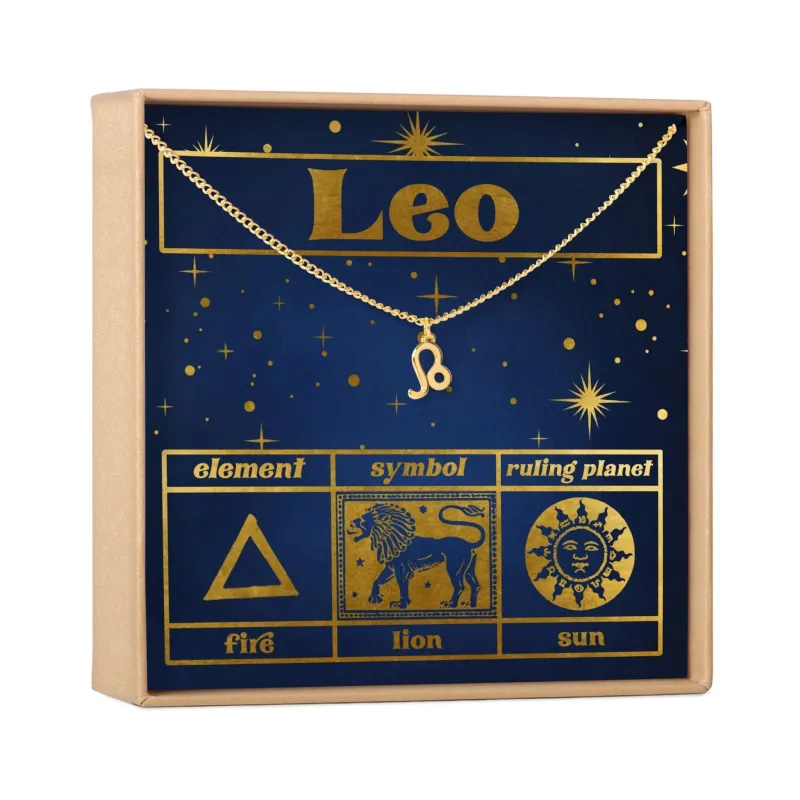 Starry Night Leo Zodiac Necklace made by Zulily