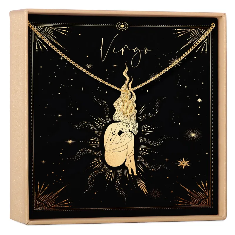 Virgo Zodiac Deity Necklace made by Zulily