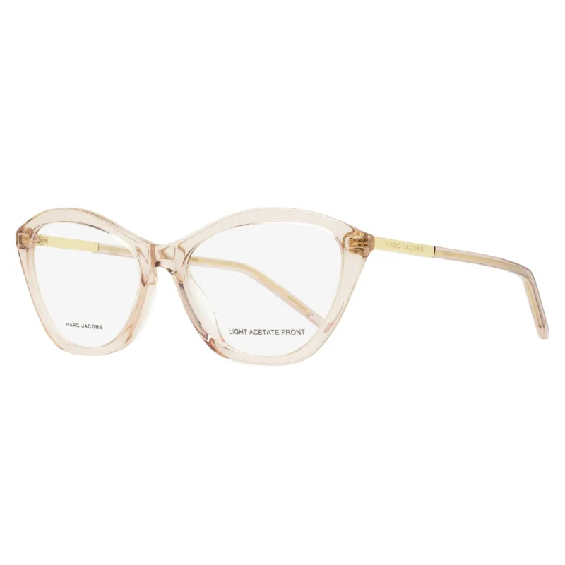 Marc Jacobs Logo Light Cat-Eye Eyeglasses Marc 707 FWM Transparent Nude 53mm made by Marc Jacobs