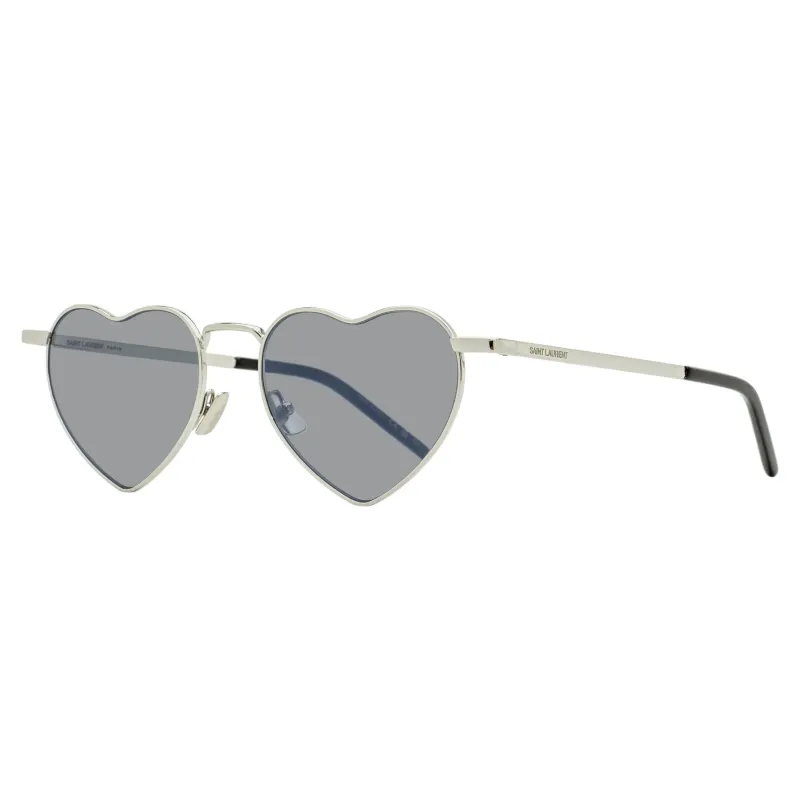 Saint Laurent Metal LouLou Sunglasses SL 301 014 Silver/Black 52mm made by Yves Saint Laurent