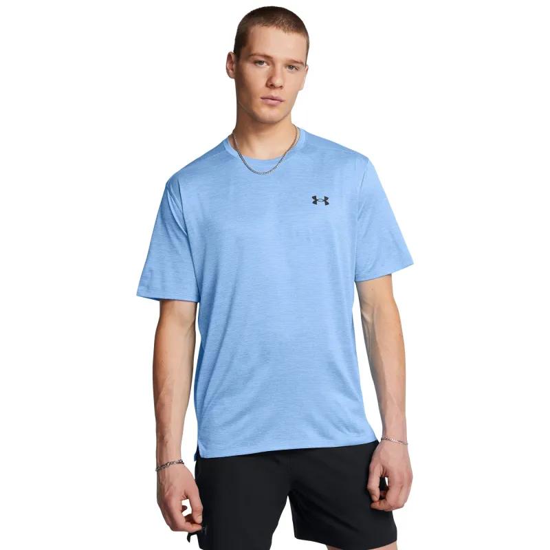 Under Armour Mens UA Tech Vent Athletic Performance T-Shirt - Blue/Tonic/Black made by Under Armour