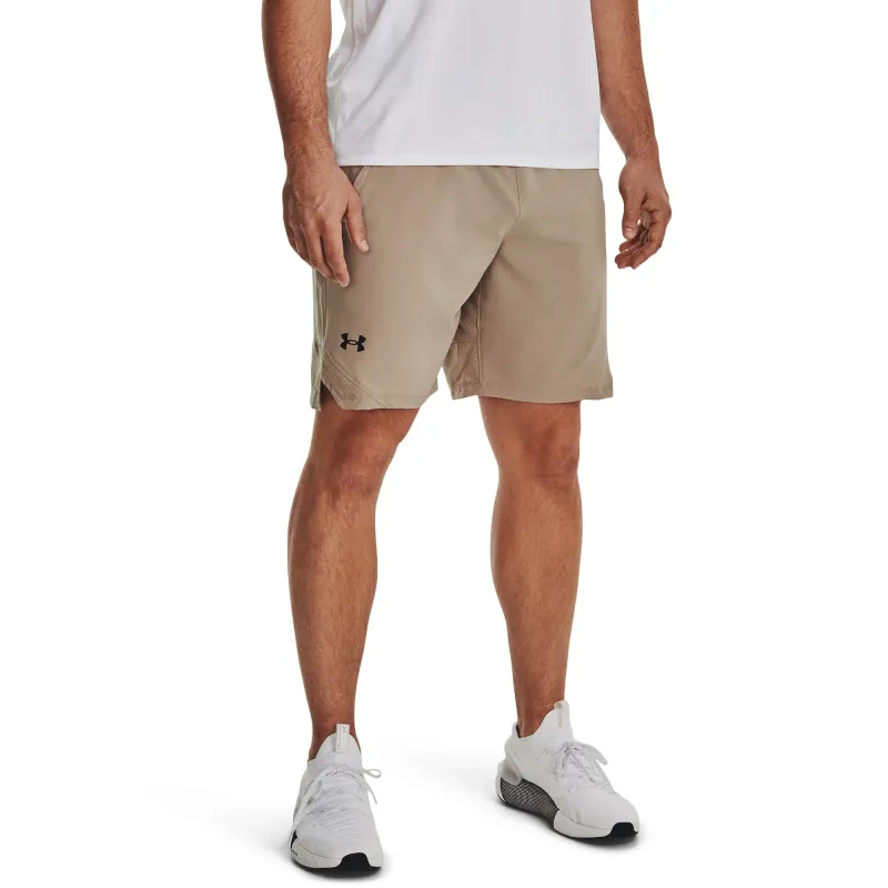 Under Armour Mens UA Vanish Woven Shorts - Timberwolf Taupe/Black made by Under Armour