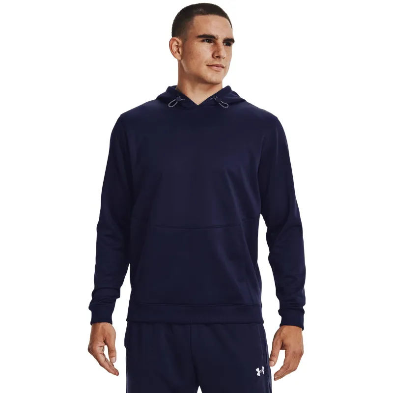 Under Armour Mens UA Storm Fleece Hoody - Midnight Navy/White made by Under Armour