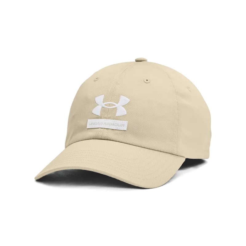 Under Armour Mens UA Branded Adjustable Hat - Khaki Base made by Under Armour