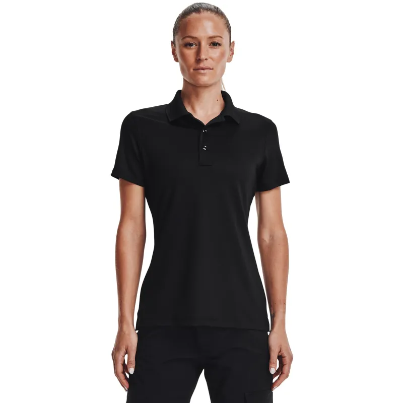Under Armour Womens UA 2.0 Tac Polo - Black made by Under Armour