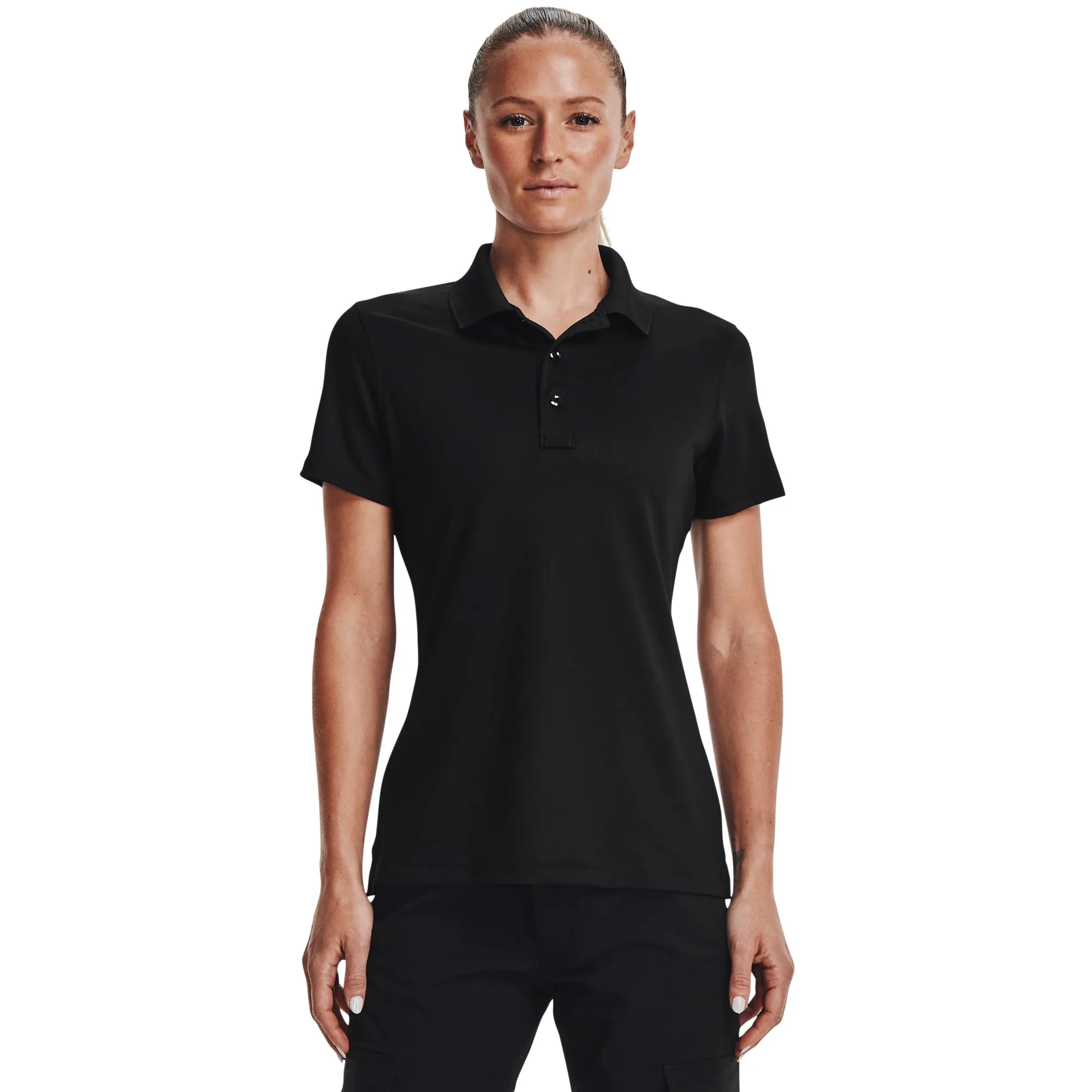Under Armour Womens UA 2.0 Tac Polo - Black sold by Zulily