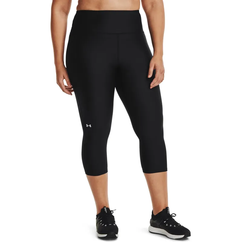 Under Armour Womens UA Heatgear Plus-Size Capris Pant - Black made by Under Armour