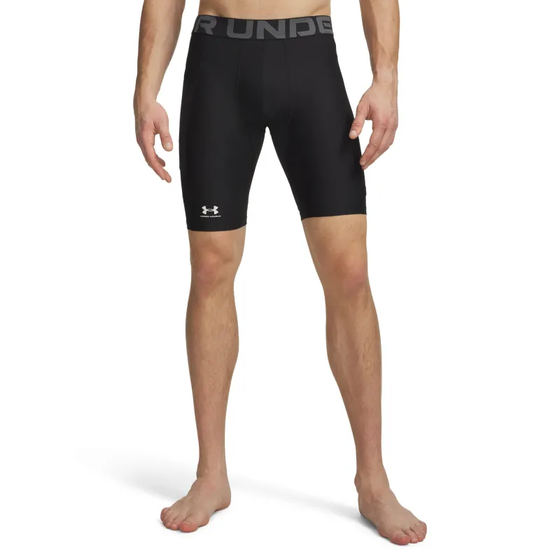 Under Armour Mens UA Heatgear Pocket Long Shorts - Black made by Under Armour