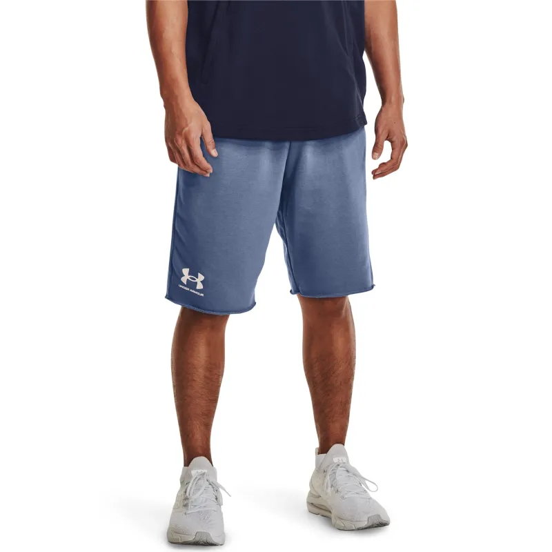 Under Armour Mens UA Rival Terry Shorts - Blue made by Under Armour