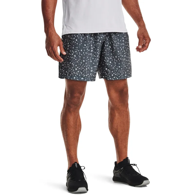 Under Armour Mens UA Woven Adapt Shorts - Pitch Gray/Black made by Under Armour