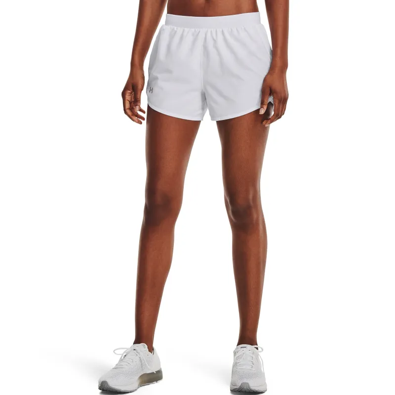 Under Armour Womens UA Fly By 2.0 Short - White made by Under Armour