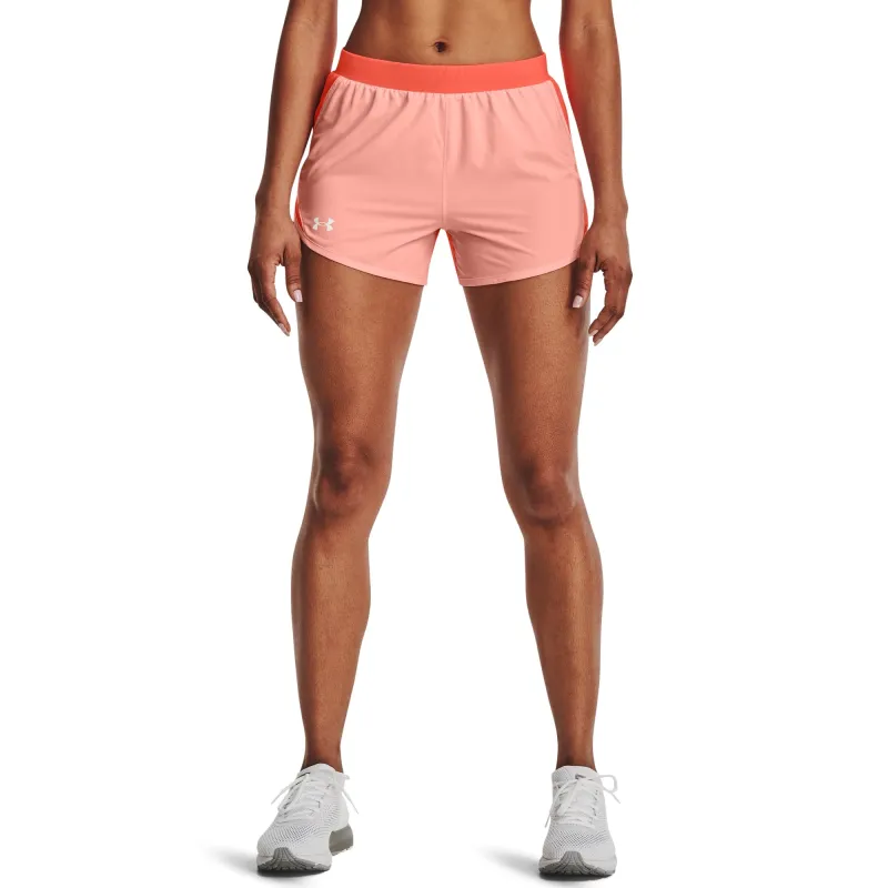 Under Armour Womens UA Fly By 2.0 Short - Orange made by Under Armour
